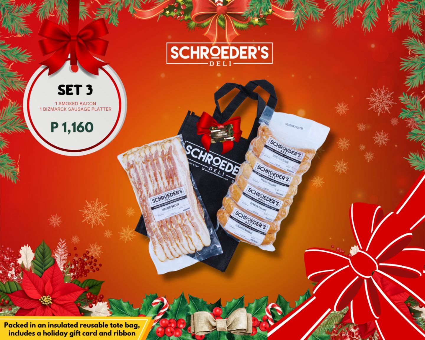 *SET 3: Bizmarck Platter and Smoked Bacon