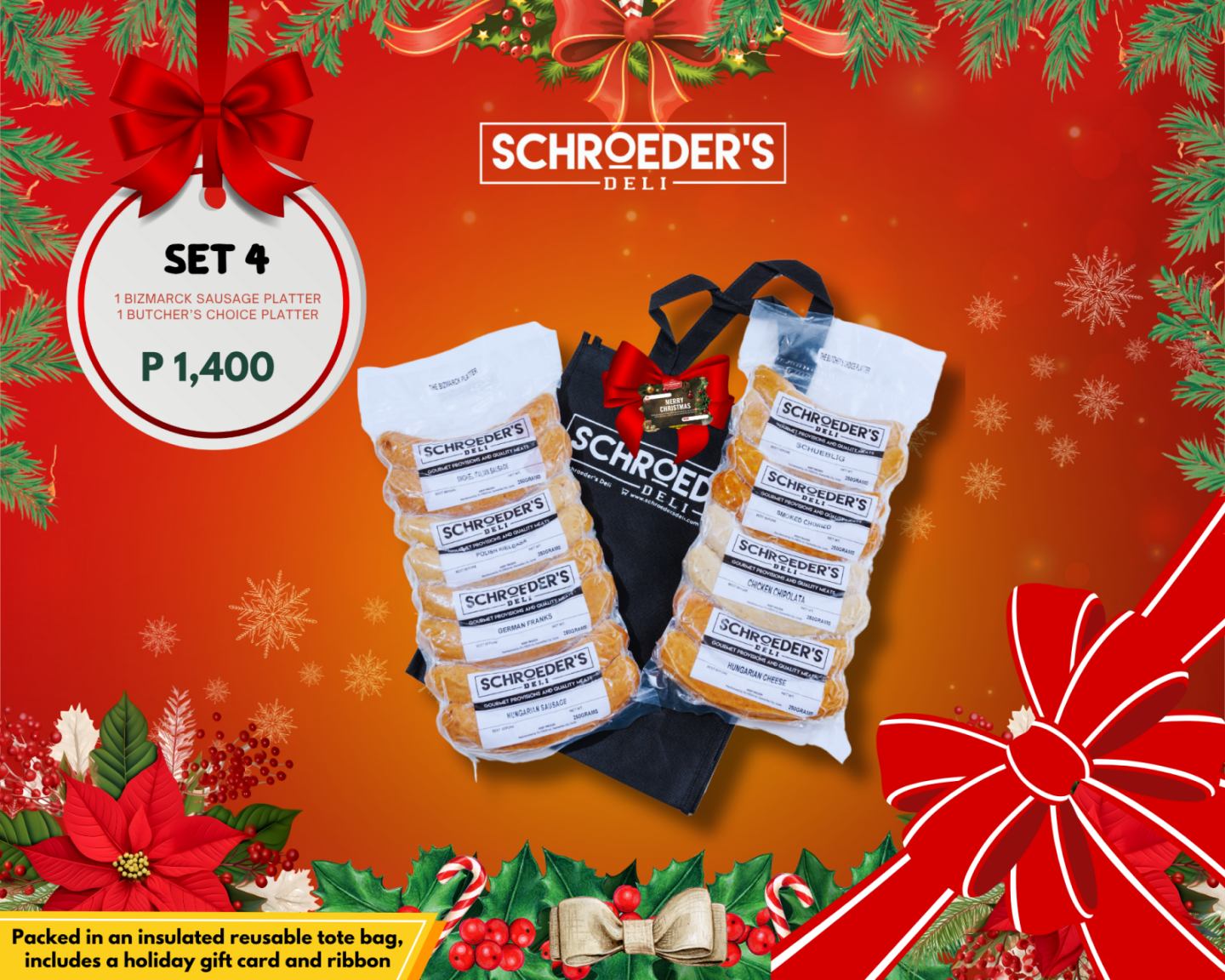 *SET 4: Butcher's Choice Sausage Platter and The Bizmark Platter